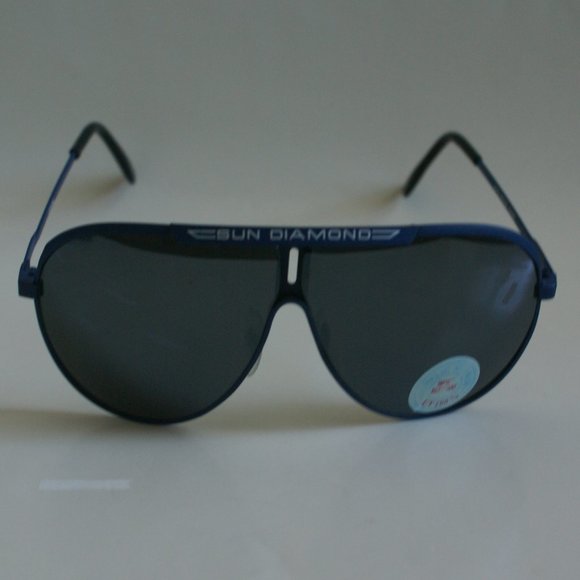 NWT True Vintage 80's inv classic pilot aviator w/"SUN DIAMOND" logo sunglasses - Picture 7 of 10